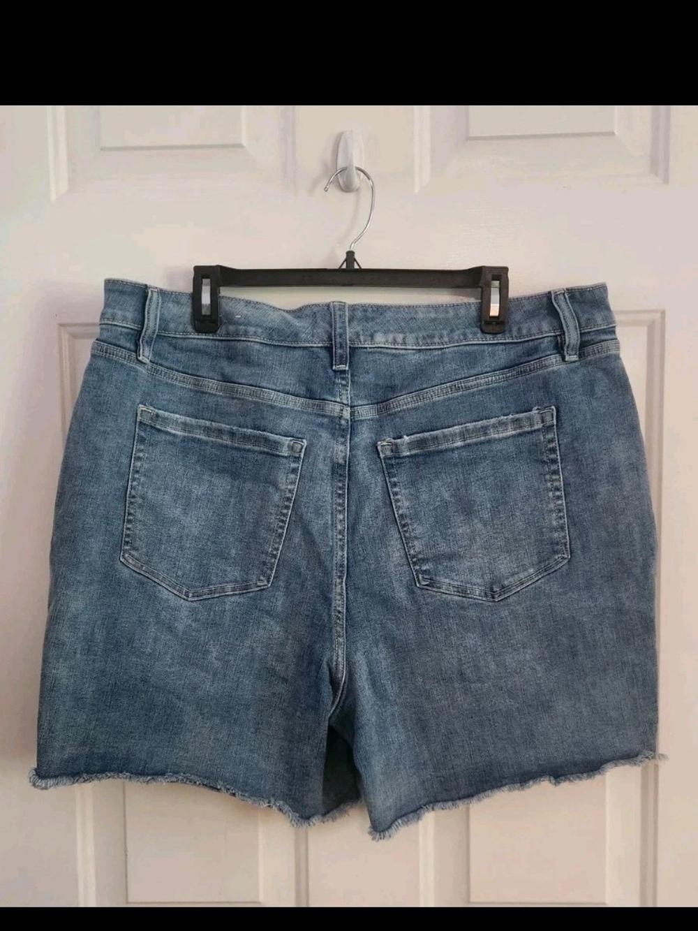 Lane Bryant Embroidered Embellished Denim Bermuda Shorts Sz 20 - Picture 2 of 7